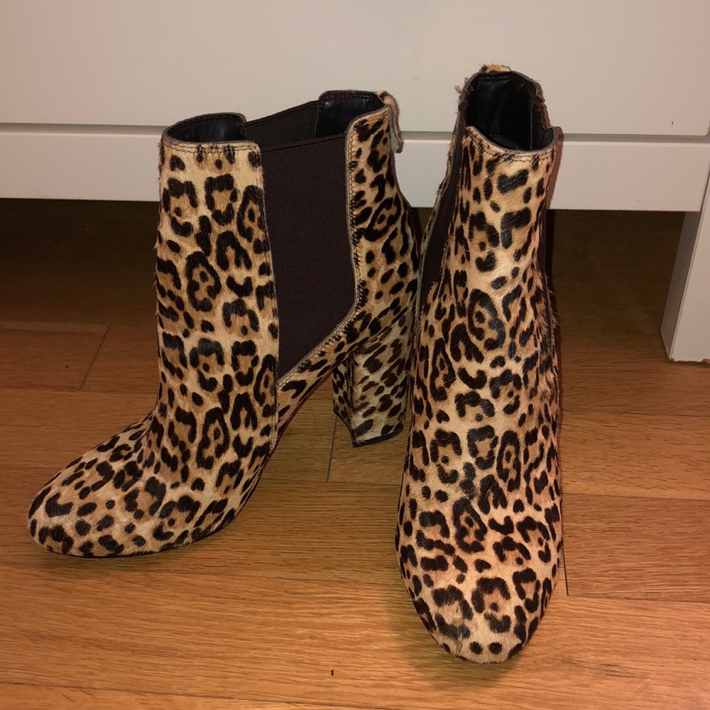 Sam Edelman Leopard Booties